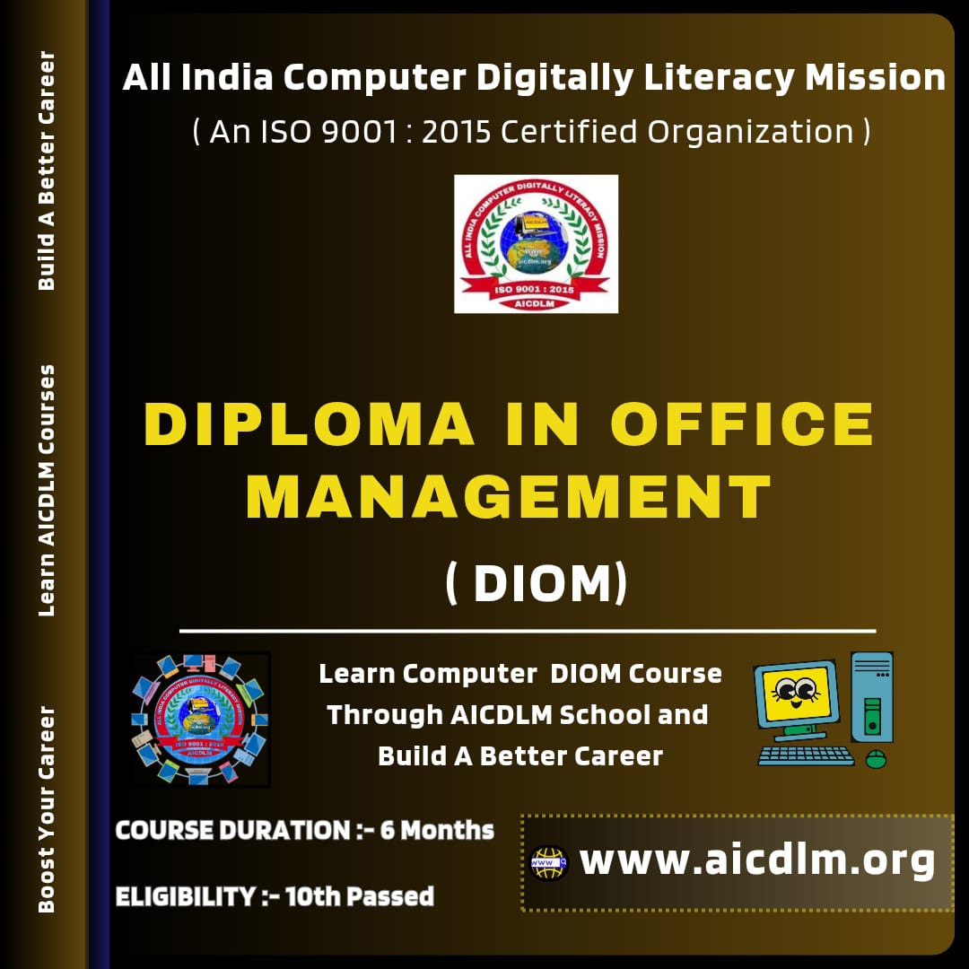 DIPLOMA IN OFFICE MANAGEMENT